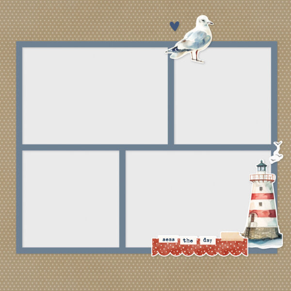Simple Stories Simple Vintage Sand & Sea Simple Pages Page Pieces
