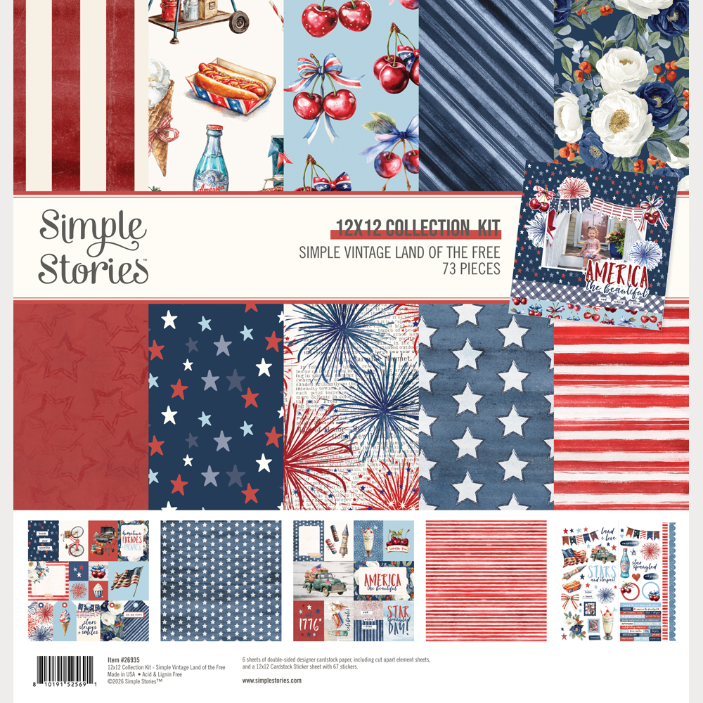 Simple Stories Simple Vintage Land of the Free Collection Kit