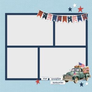 Simple Stories Simple Vintage Land of the Free Page Pieces