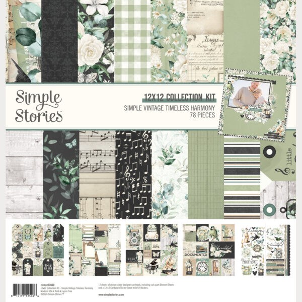 Simple Stories Simple Vintage Timeless Harmony Collection Kit Simple Stories Simple Vintage Timeless Harmony Collection Kit