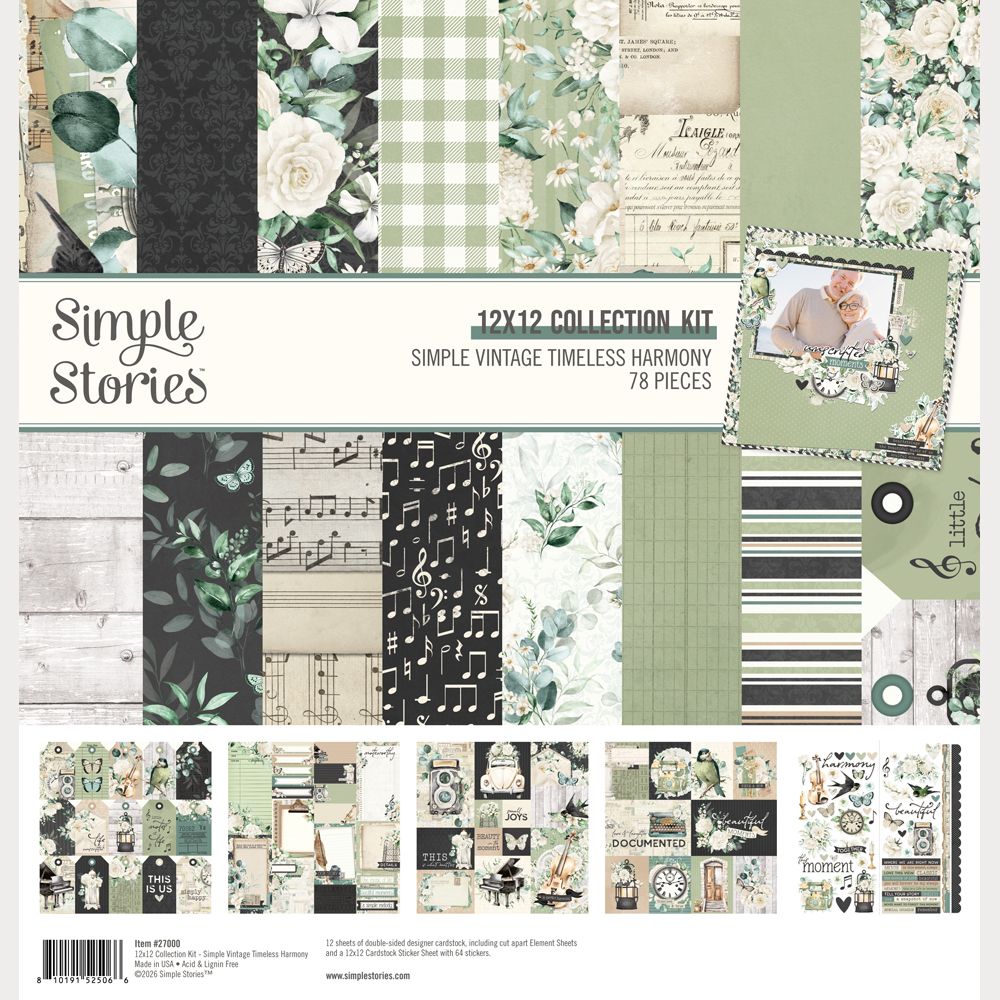 Simple Stories Simple Vintage Timeless Harmony Collection Kit