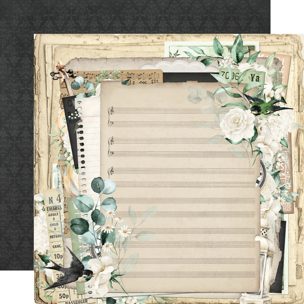 Simple Stories Simple Vintage Timeless Harmony 12X12 Unscripted