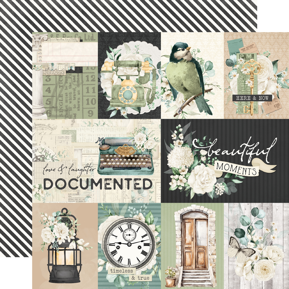 Simple Stories Simple Vintage Timeless Harmony 12X12 3X4/4X6 Elements
