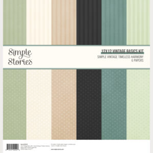 Simple Stories Simple Vintage Timeless Harmony 12X12 Vintage Basics Kit