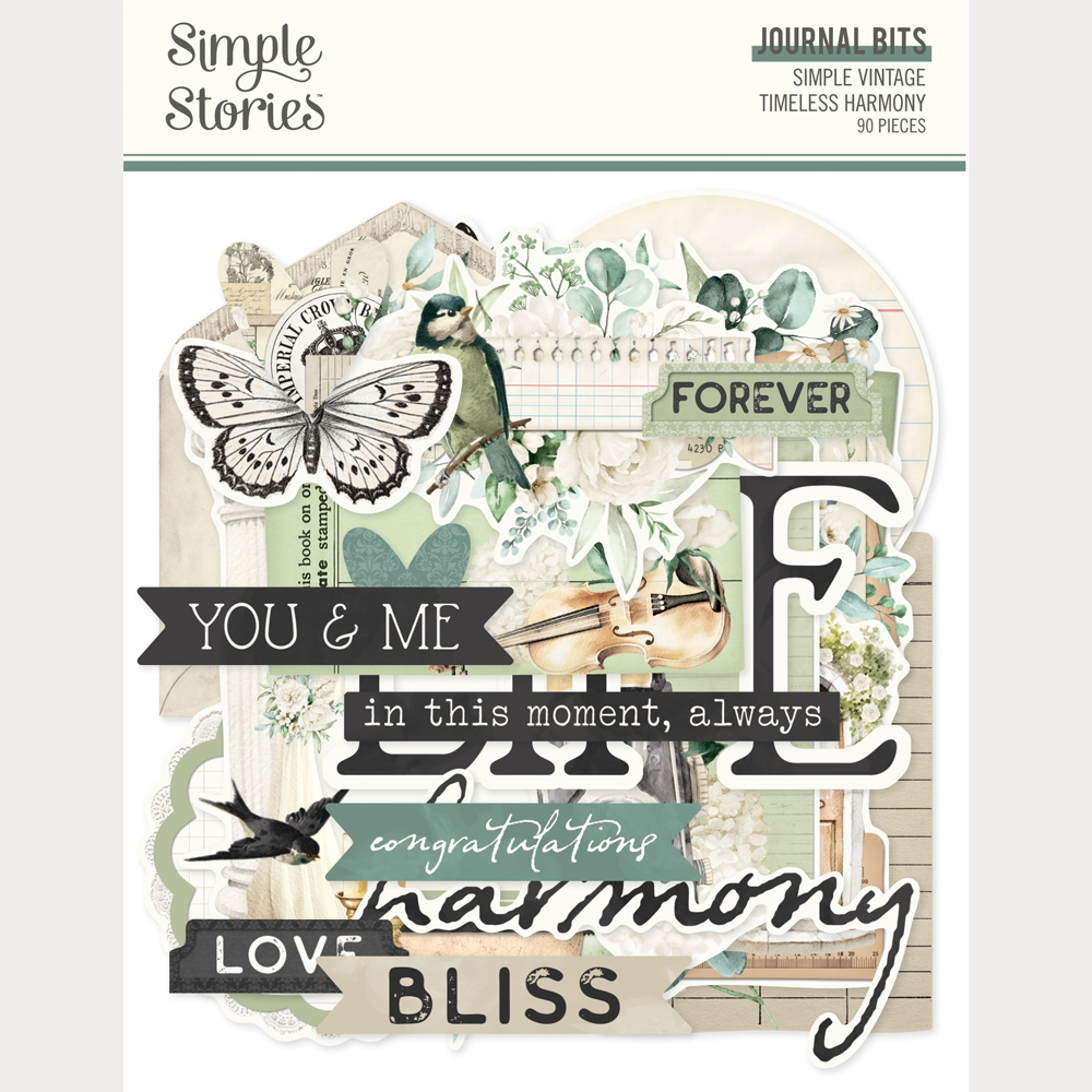 Simple Stories Simple Vintage Timeless Harmony Journal Bits & Pieces