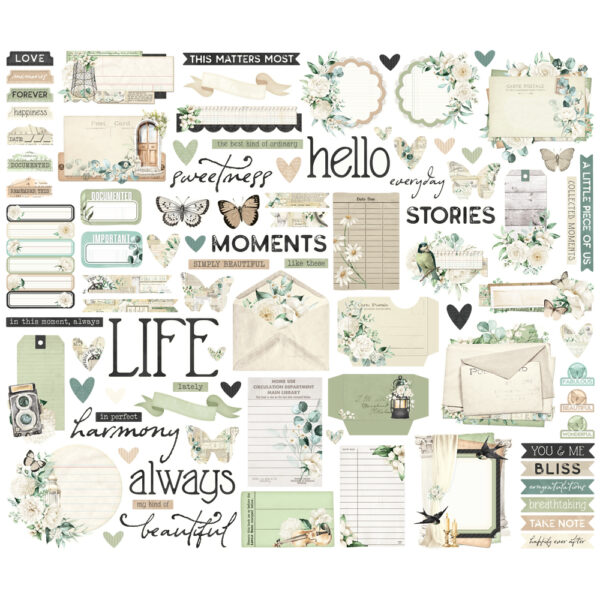 Simple Stories Simple Vintage Timeless Harmony Journal Bits & Pieces