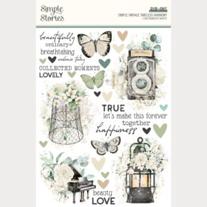 Simple Stories Simple Vintage Timeless Harmony Rub Ons