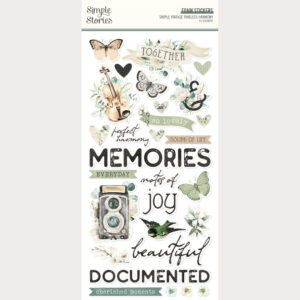 Simple Stories Simple Vintage Timeless Harmony Foam Stickers