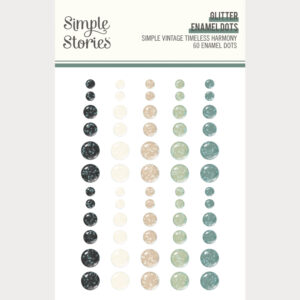 Simple Stories Simple Vintage Timeless Harmony Glitter Enamel Dots