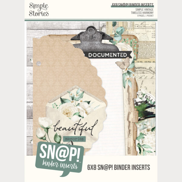 Simple Stories Simple Vintage Timeless Harmony sn@P! 6X8 Binder Inserts Simple Stories Simple Vintage Timeless Harmony sn@P! 6X8 Binder Inserts