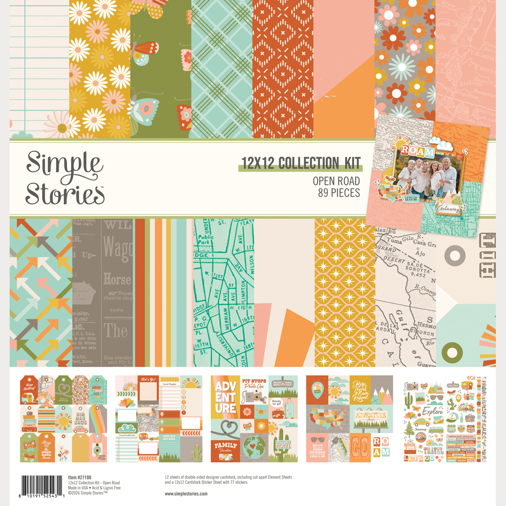 Simple Stories Open Road Collection Kit