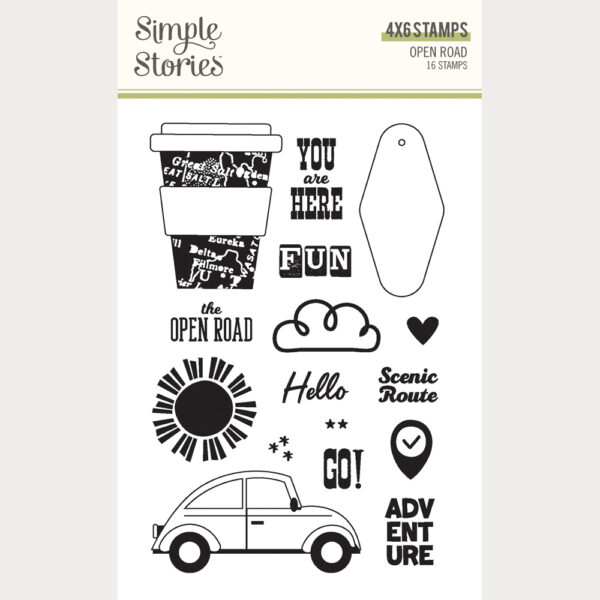 Simple Stories Open Road Stamps