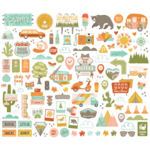 Simple Stories Open Road Bits & Pieces