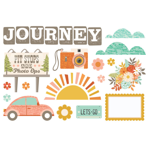 Simple Stories Open Road Simple Pages Page Pieces