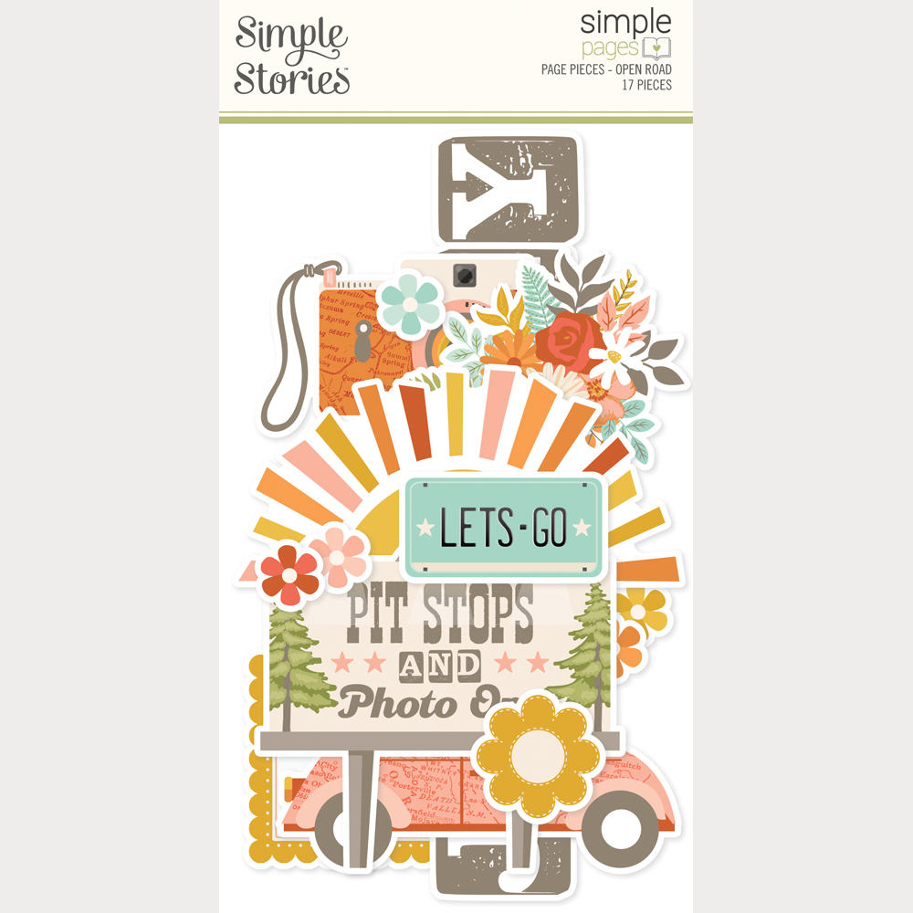 Simple Stories Open Road Simple Pages Page Pieces