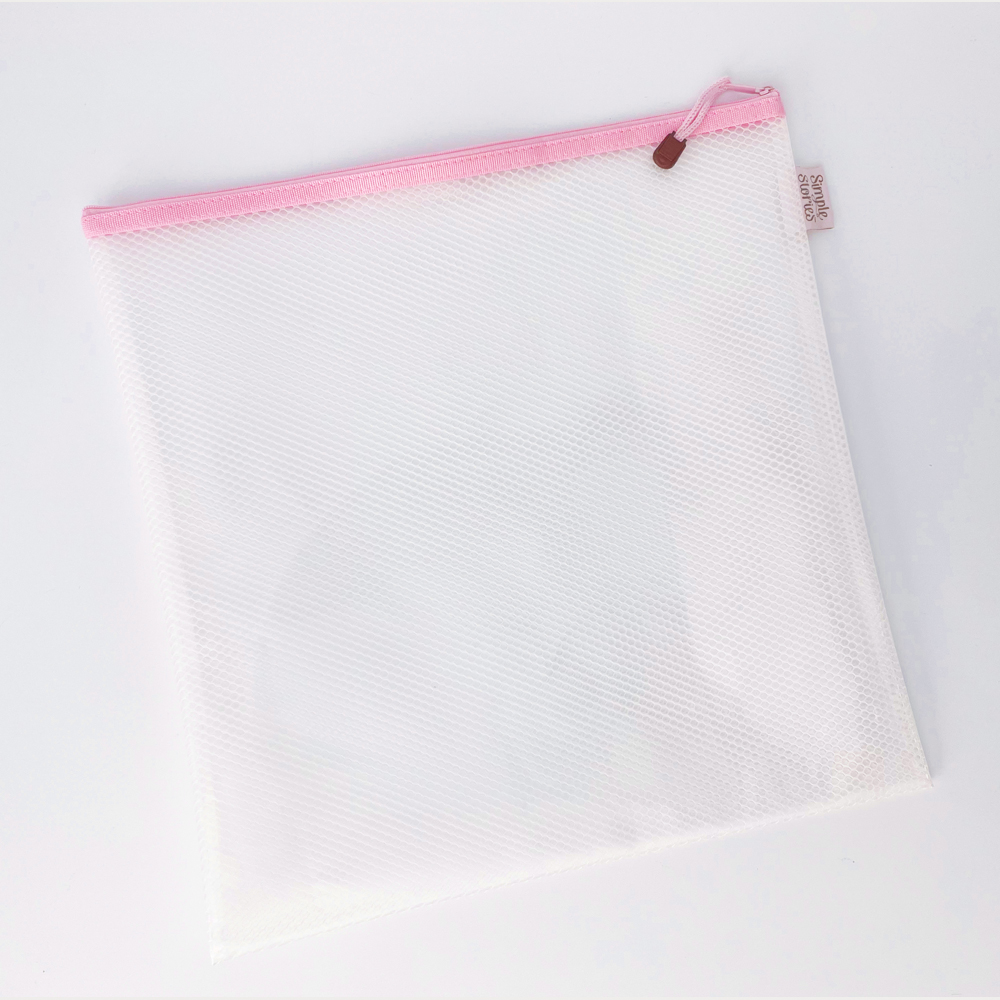 Simple Stories Simple Stories Craft Storage Pouch Large Pink