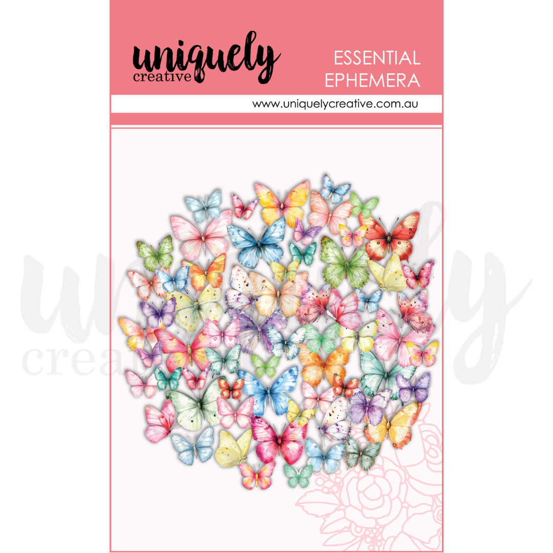 Uniquely Creative Oh So Lovely Colourful Butterflies Ephemera