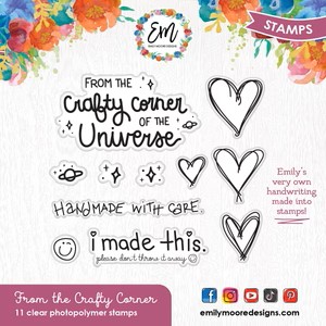Emily Moore Designs Stamp From the Crafty Corner