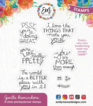 Emily Moore Designs Stamp Gentle Reminders Set