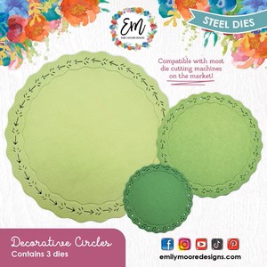 Emily Moore Designs Dies Decorative Circle