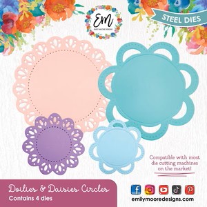 Emily Moore Designs Dies Doilies & Daisies Circle