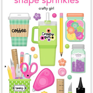 Doodlebug Color Me Crafty Sprinkles Crafty Girls