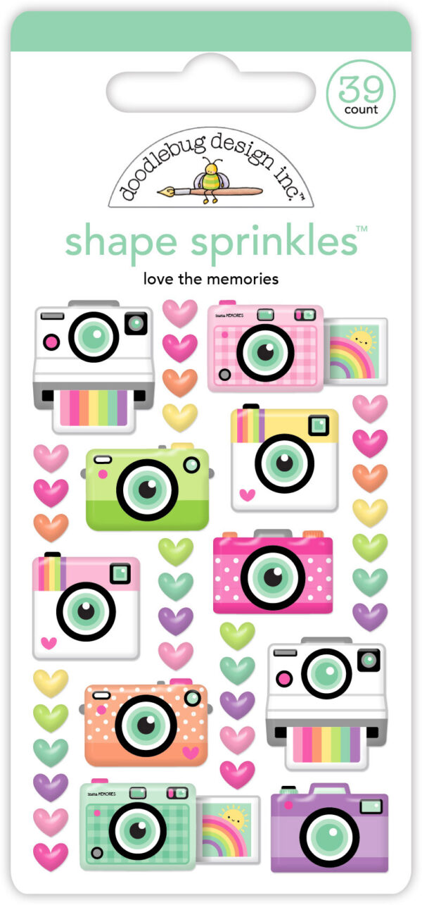 Doodlebug Color Me Crafty Sprinkles Love the Memories Doodlebug Color Me Crafty Sprinkles Love the Memories