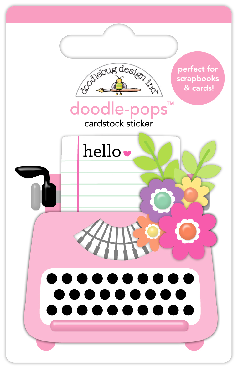 Doodlebug Color Me Crafty Doodlebug-pop Just A Note