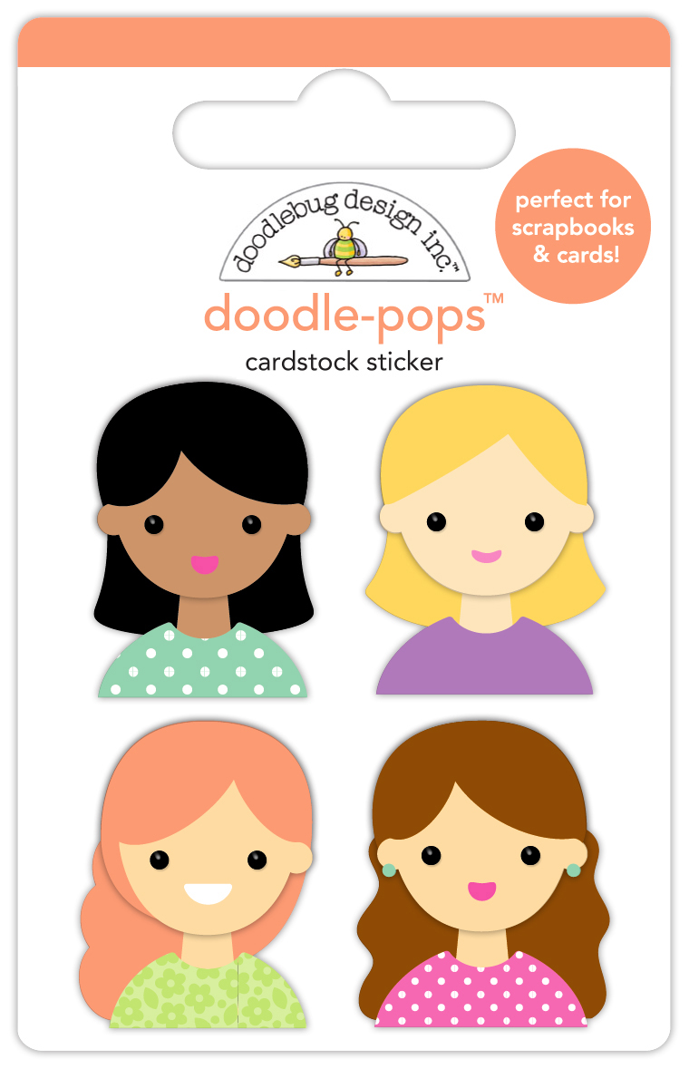 Doodlebug Color Me Crafty Doodlebug-pop Bff's