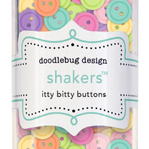 Doodlebug Color Me Crafty Shaker-pop Itty Bitty Buttons