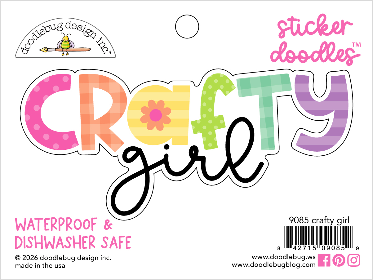 Doodlebug Crafty Girl Sticker Doodlebugs