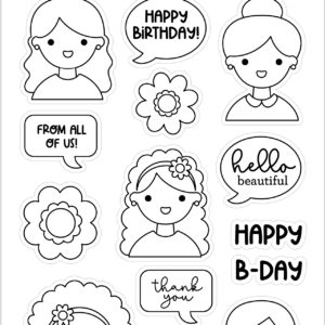 Doodlebug Stamp Best Friends