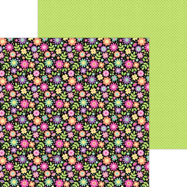 Doodlebug Color Me Crafty 12X12 Garden Girl Doodlebug Color Me Crafty 12X12 Garden Girl