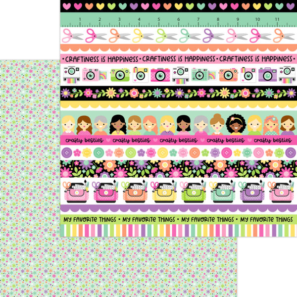 Doodlebug Color Me Crafty 12X12 Magical Memories Doodlebug Color Me Crafty 12X12 Magical Memories