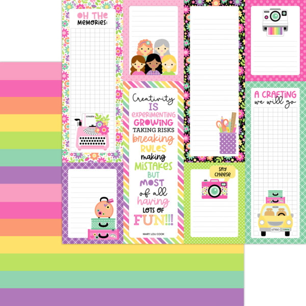 Doodlebug Color Me Crafty 12X12 Crafty Colors