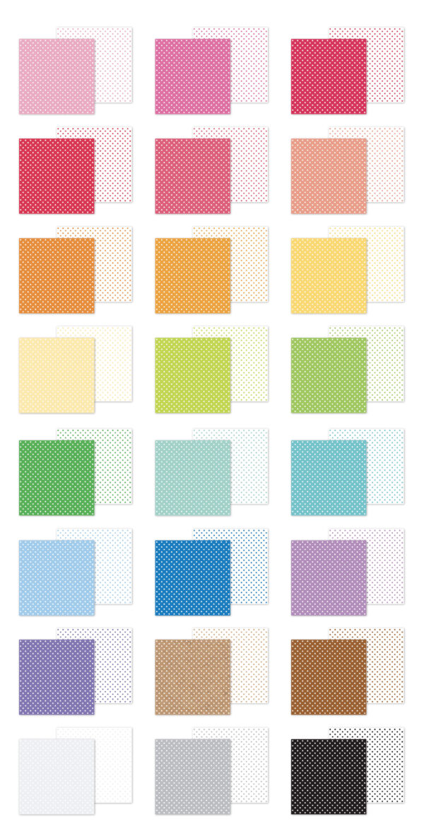 Doodlebug 6X8 Pad Swiss-dot Rainbow Petite Prints