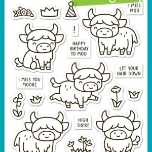 Lawn Fawn Highland Cows!