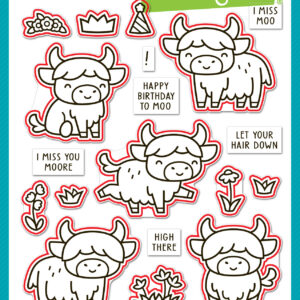 Lawn Fawn Highland Cows! Dies
