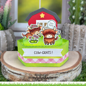 Lawn Fawn Highland Cows! Add-on Coloring Stencil