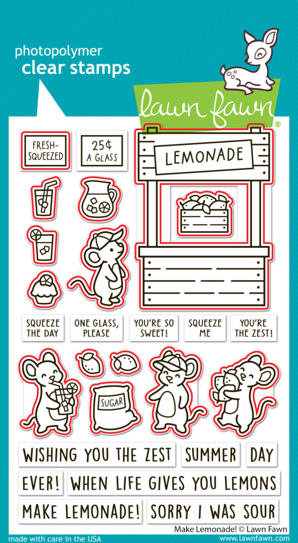 Lawn Fawn Make Lemonade! Dies