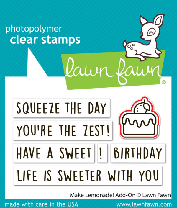 Lawn Fawn Make Lemonade! Add-on Dies