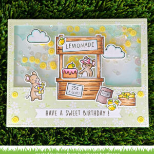 Lawn Fawn Make Lemonade! Add-on Coloring Stencil
