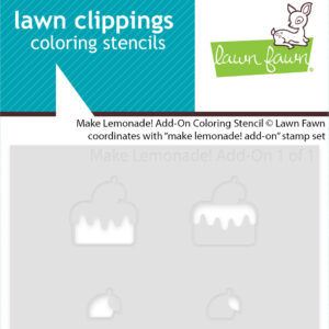 Lawn Fawn Make Lemonade! Add-on Coloring Stencil
