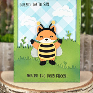 Lawn Fawn Henry's Build-a-sentiment: Honey Bee