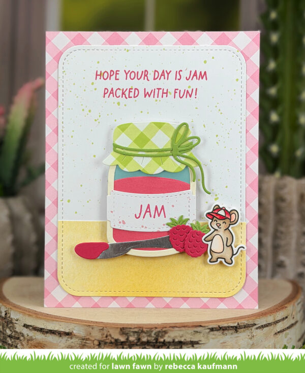 Lawn Fawn Jam and Honey Sentiments