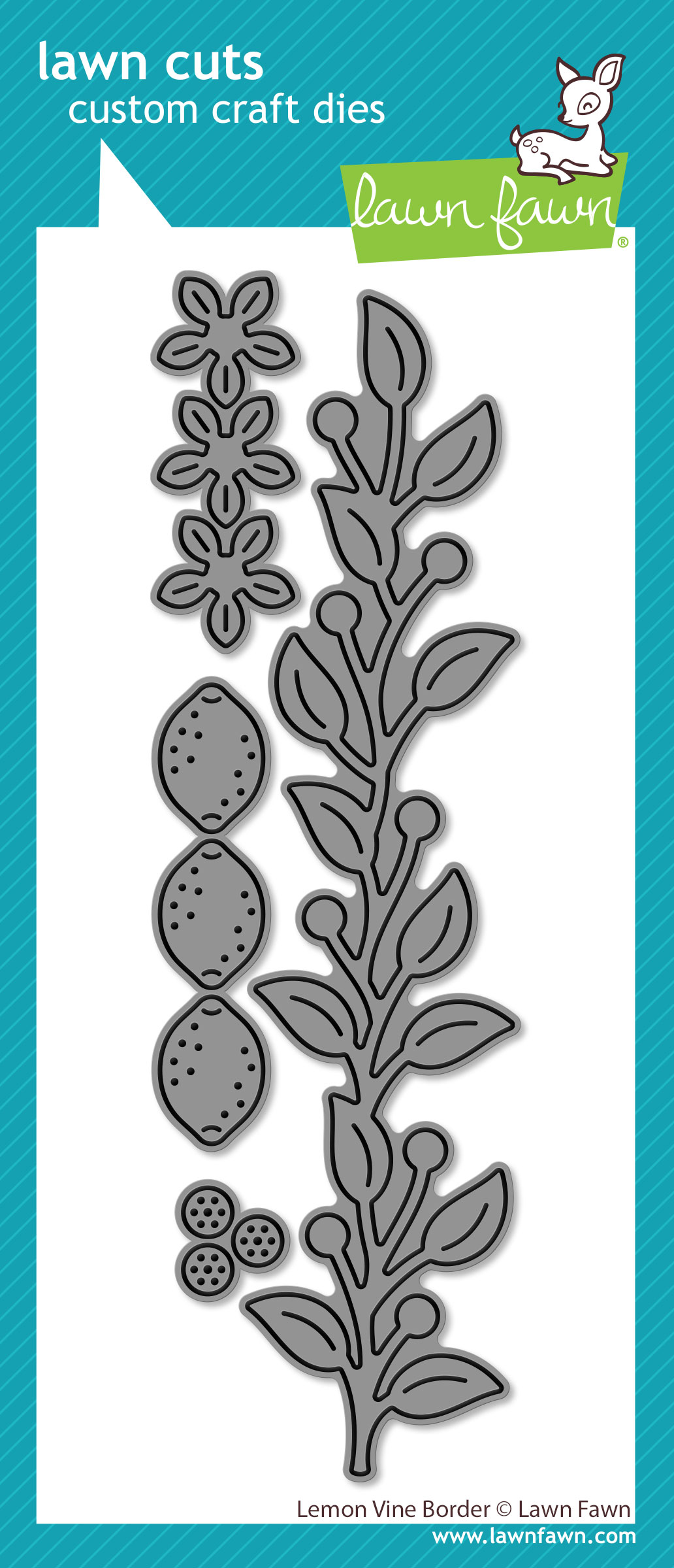 Lawn Fawn Lemon Vine Border Dies