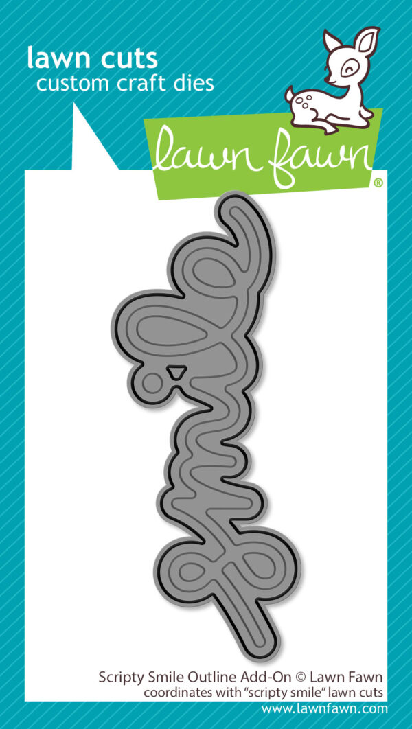 Lawn Fawn Scripty Smile Outline Add-on Dies Lawn Fawn Scripty Smile Outline Add-on Dies