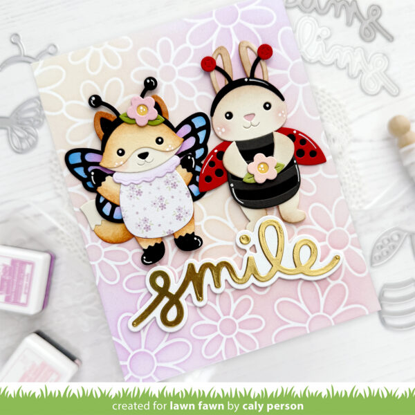 Lawn Fawn Scripty Smile Outline Add-on Dies