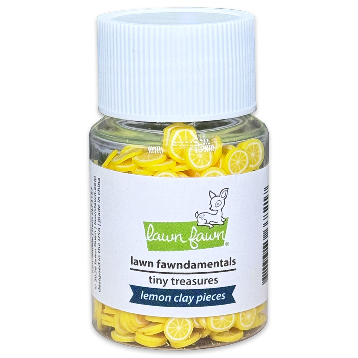 Lawn Fawn Tiny Treasures - Lemon Clay Pieces