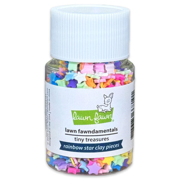 Lawn Fawn Tiny Treasures - Rainbow Star Clay Pieces Lawn Fawn Tiny Treasures - Rainbow Star Clay Pieces